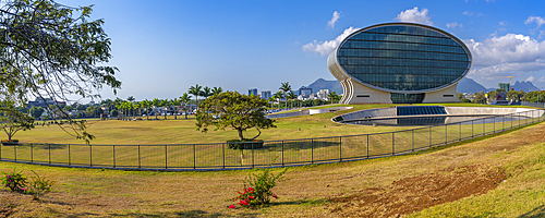 View of MCB St-Jean Corporate Offices, Quatre Bornes, Mauritius, Indian Ocean, Africa