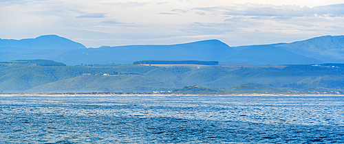 View of Western Cape coastline from Plettenberg Bay, Plettenberg, Garden Route, Western Cape Province, South Africa, Africa