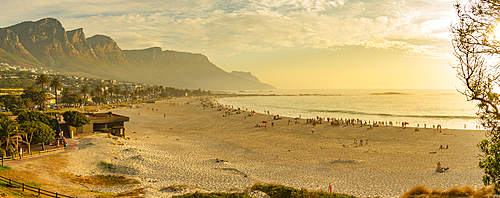 View of Camps Beach, Camps Bay, Cape Town, Western Cape, South Africa, Africa