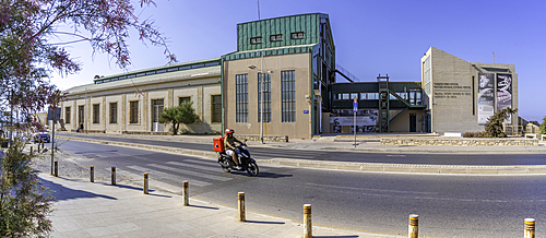 View of Natural History Museum of Crete on a sunny day, City of Heraklion, Crete, Greek Islands, Geece, Europe