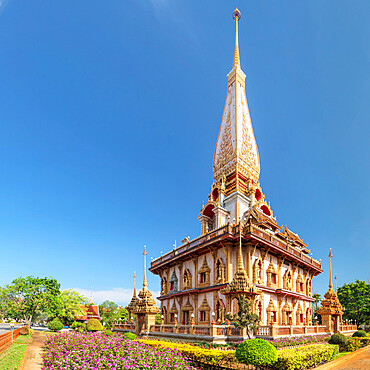 Wat Chalong temple, Phuket, Thailand, Southeast Asia, Asia