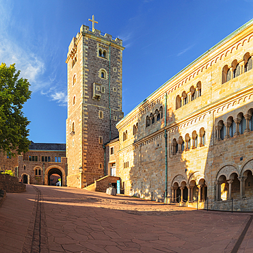 Wartburg Castle near Eisenach, Thuringian Forest, Thuringia, Germany