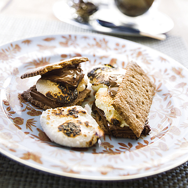 Smores on plate