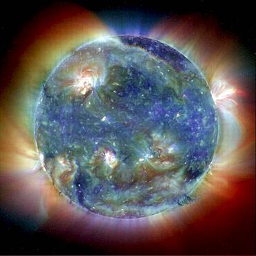 Extreme Ultraviolet Sun, SOHO EIT, 1998