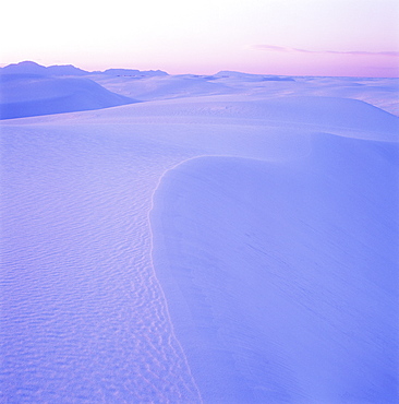 Dunes at dawn, White Sands National Park, New Mexico, United States of America (U.S.A.), North America