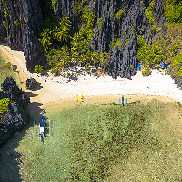 Secret Lagoon, Miniloc Island, El Nido, Bacuit Bay, Palawan, Philippines, Southeast Asia, Asia