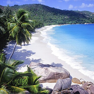 Seychelles, Praslin, Anse Lazio beach, Africa