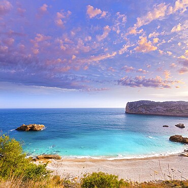 Javea Playa Ambolo beach Xabia in Mediterranean Alicante Spain