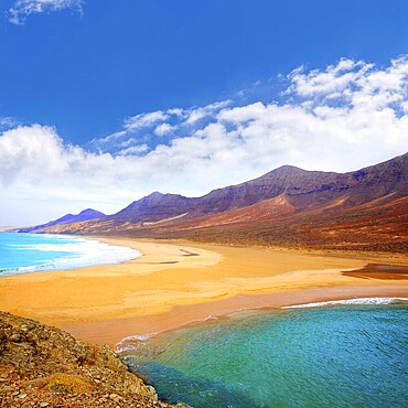 Cofete Fuerteventura Barlovento beach at Canary Islands of Spain