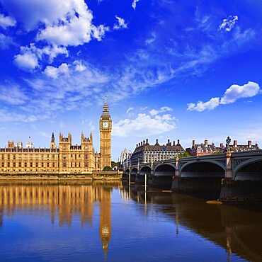 Big Ben Clock Tower in London at England