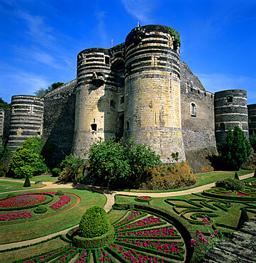 Chateau d'Angers, Angers, Loire Valley, Pays-de-la-Loire, France, Europe