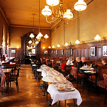 Cafe Sperl interior, Vienna, Austria, Europe