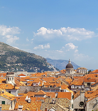 Rooftops of the Old Town, UNESCO World Heritage Site, Dubrovnik, Dalmatia, Croatia, Europe