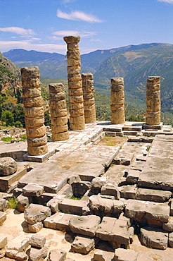 Temple of Apollo, Delphi, Greece, Europe