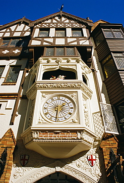 London Court clock, a popular meeting point, Perth, Western Australia, Australia, Pacific