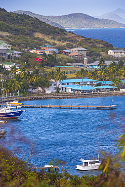 View of Clifton Harbour, Union Island, The Grenadines, St. Vincent and The Grenadines, West Indies, Caribbean, Central America