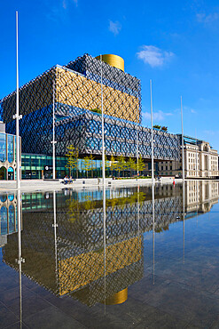 Centenary Square, Birmingham Library, Birmingham, West Midlands, England, United Kingdom, Europe