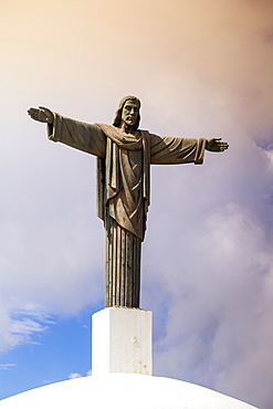 Christ the Redeemer statue, Mount Isabel de Torres, Puerto Plata, Dominican Republic, West Indies, Caribbean, Central America