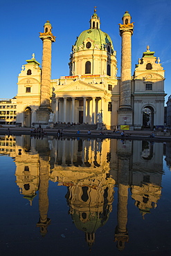 St. Charles Church (Karlskirche), Vienna, Austria, Europe