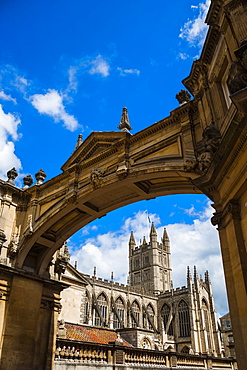 Bath Abbey, Bath, UNESCO World Heritage Site, Avon and Somerset, England, United Kingdom, Europe 