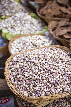 Shallots in Kalaw market, Shan State, Myanmar (Burma), Asia