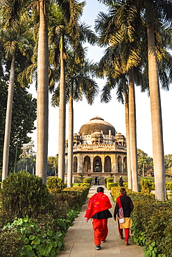 Tomb of Muhammad Shah, Lodi Gardens (Lodhi Gardens), New Delhi, India, Asia