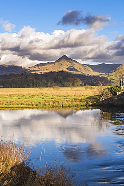 Cnicht seen from near Porthmadog, Snowdonia National Park, North Wales, Wales, United Kingdom, Europe