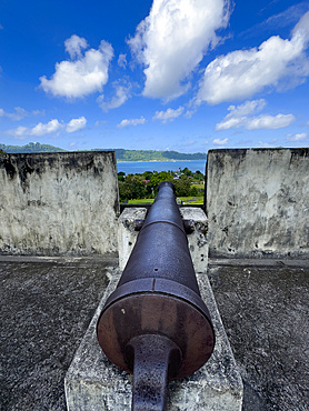 Fort Belgica, a 17th-century fort built on the island of Banda Neira to protect the nutmeg trade, Moluccas, Indonesia.