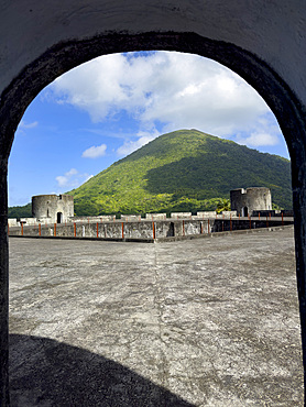 Fort Belgica, a 17th-century fort built on the island of Banda Neira to protect the nutmeg trade, Moluccas, Indonesia.