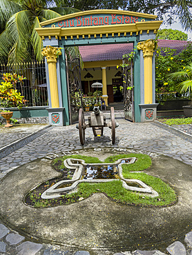 The Cilu Bintang Estate on the island of Banda Neira to protect the nutmeg trade, Moluccas, Indonesia.