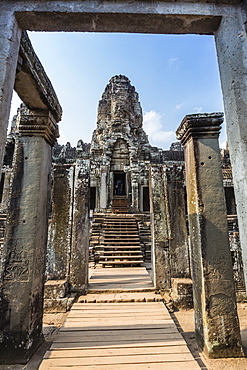 Bayon Temple in Angkor Thom, Angkor, UNESCO World Heritage Site, Siem Reap Province, Cambodia, Indochina, Southeast Asia, Asia 