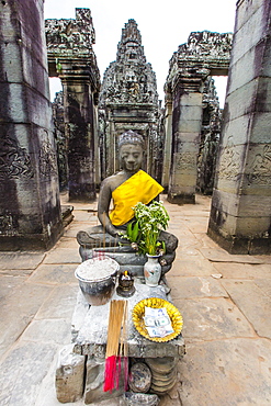 Shrine in Bayon Temple in Angkor Thom, Angkor, UNESCO World Heritage Site, Siem Reap Province, Cambodia, Indochina, Southeast Asia, Asia 