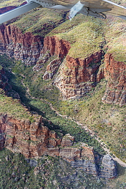 Aerial view of the Bungle Bungle, Purnululu National Park, UNESCO World Heritage Site, Kimberley, Western Australia, Australia, Pacific