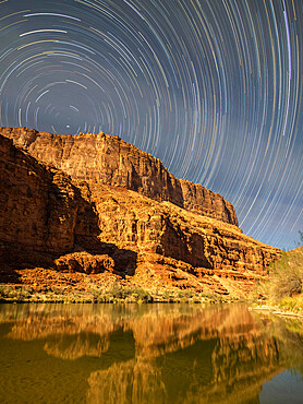 Night photography at South Canyon, just before river mile 32, Grand Canyon National Park, Arizona, United States of America, North America