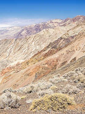 Looking north from Dante's View in Death Valley National Park, California, United States of America, North America