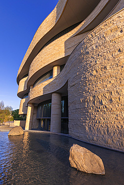 The Smithsonian Institution National Museum of the American Indian on the National Mall in Washington, D.C.