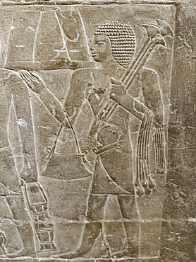 Relief from a tomb in Saqqara, part of the Memphite Necropolis, UNESCO World Heritage Site, Egypt, North Africa Africa