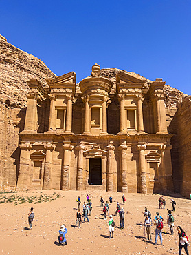 The Petra Monastery (Al Dayr), Petra Archaeological Park, UNESCO World Heritage Site, one of the New Seven Wonders of the World, Petra, Jordan, Middle East