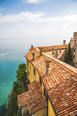 View of the Gulf of Trieste from Duino Castle, Italy