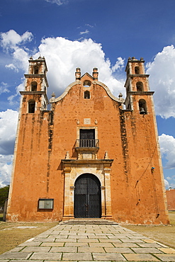 Former Convent de Nuestra Senora de la Asuncion, 16th Century, Route of the Convents, Tecoh, Yucatan, Mexico