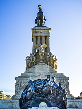 The monument to General Antonio Maceo on the Malecon, Havana, Cuba