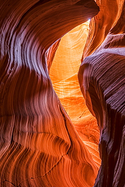 Antelope Canyon, a slot canyon of Navajo Sandstone, Page, Arizona, United States of America