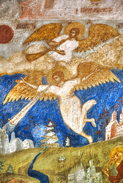 Fresco in the Church of St John the Baptist; Yaroslavl, Yaroslavl Oblast, Russia