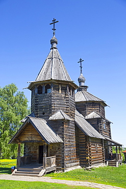 Wooden church building, Museum of Wooden Architecture; Suzdal, Vladimir Oblast, Russia