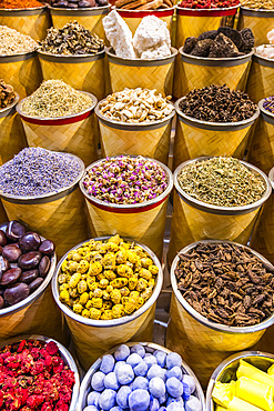 Spices at the Dubai Spice Souq; Dubai, United Arab Emirates