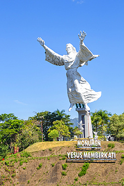 Christ Blessing Statue; Manado, North Sulawesi, Indonesia