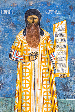 Fresco of Mitropoli, Voronet Monastery, 1487; Gura Humorului, Suceava County, Romania