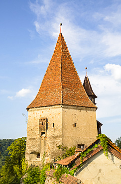 Bootmaker's Tower; Sighisoara, Mures County, Transylvania Region, Romania