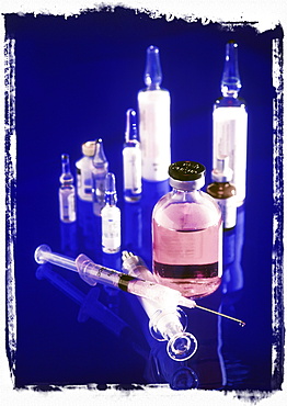 Syringes And Vials Of Medication