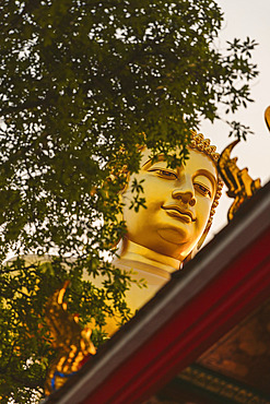 Big Buddha at Paknam Temple in Bangkok, Bangkok, Bangkok, Thailand